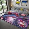 Living Room Non-Slip Rug Home Decor Living Room Earth Large Rug Galaxy Space Cushion Soft Area Rug