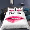 Black White Couple Duvet Cover Pillowcase Couples Bedding Set Adult Boy Girl Bedroom Decoration Gift Single Double Size