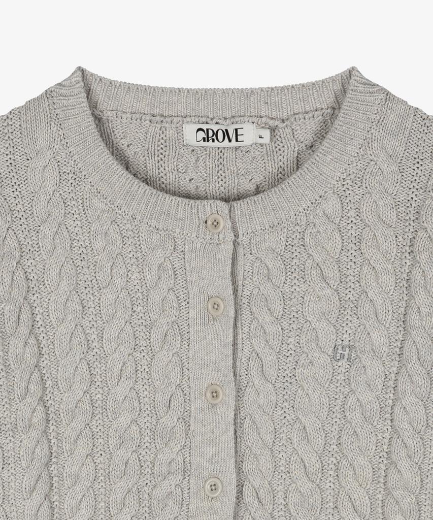 GROVE Grato Cable Cardigan [4Colors]