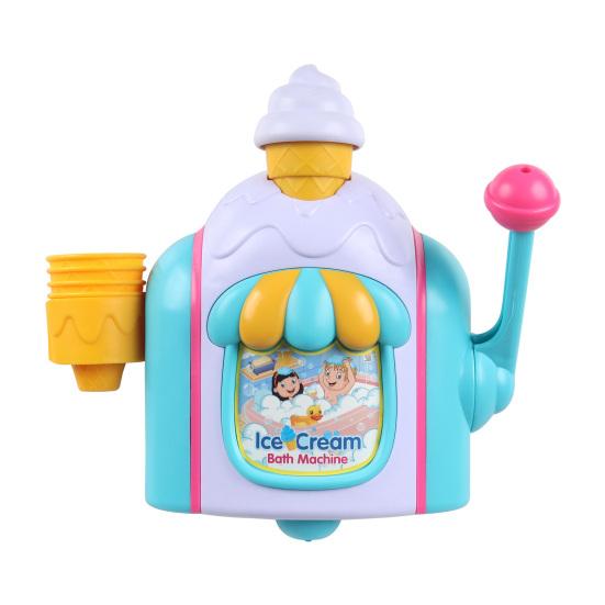 Пеногенератор для мороженого Игрушка для ванны для малышей Машина для пузырей для ванны Мальчики Девочки Пузыри Мороженое Пенообразование Игрушка для душа Набор для игры в торт