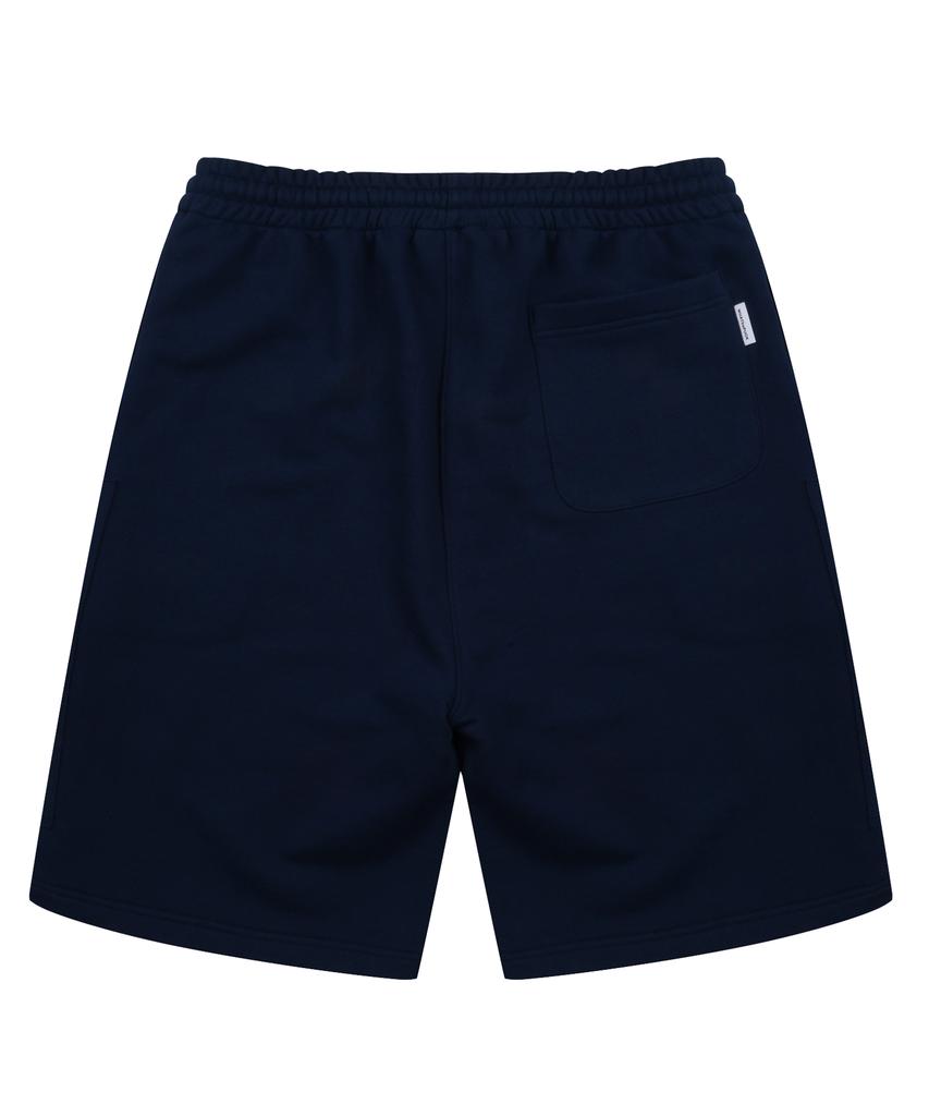 WHATHEPUCK W-Logo Embroidered Patch Shorts Navy