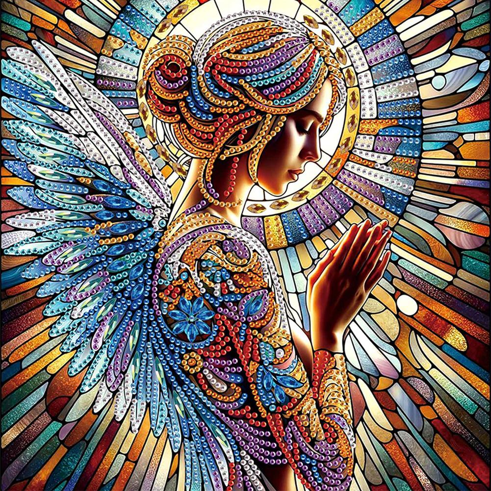 Ангел 5D DIY Специальная Форма Кристалл Частичная Алмазная Мозаика Набор Декор Стены Дома