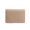 Lizdays Business Card Holder for Men and Top Simple and Minimalist Card Genuine Cowhide Holds 50 Suitable for and Style On Back Women, Leather,