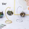 Iron Hanging Rack Ornament Stand Holder for Glass Balls Spiral Design with Stable Base Air Plant Terrarium Witch Ball Wedding Home Office Garden