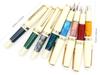 Gullor Mini Fountain Pen with Gold Acrylic Pocket Medium Nib Trim, Pen, Orange, (0.7mm)