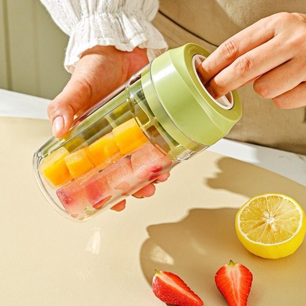 8 Grids Ice Making Cup Twist Release Ice Cube Box Creative Ice Storage Pot For Summer