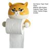 Paper Towel Holder, with Top Phone Holder Cartoon Design, Waterproof Moisture-Proof Wall Mounted Bathroom Accessory