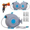 30m Automatic Garden Hose Reel Wall-Mounted, 9-Way Spray Gun, UV-Resistant, Frost-Resistant