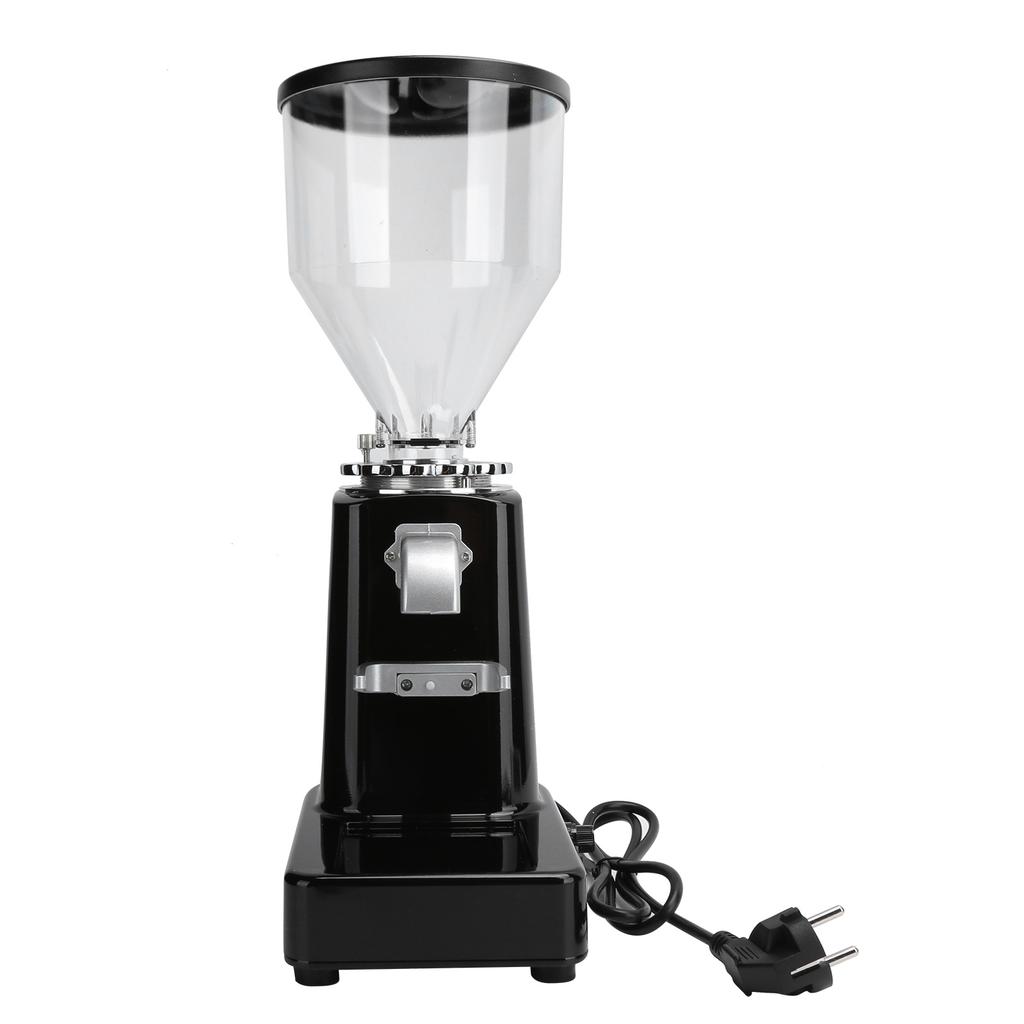 Электрическая кофемолка для кофейных зерен, шлифовальная машина для коммерческого домашнего использования, черная
