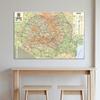 Настенная карта, Румынская серия карт, Тканевая карта фона Румынии, Картина для декора стен дома, Географические инструменты, Инструменты для туризма/образования