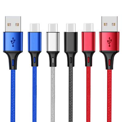 Кабель USB Type C 25см 50см 1м 2м 3м Быстрая зарядка Кабель для передачи данных USB-C Для Samsung Galaxy S21 S20 Xiaomi Mi Type-c Оригинальный длинный провод