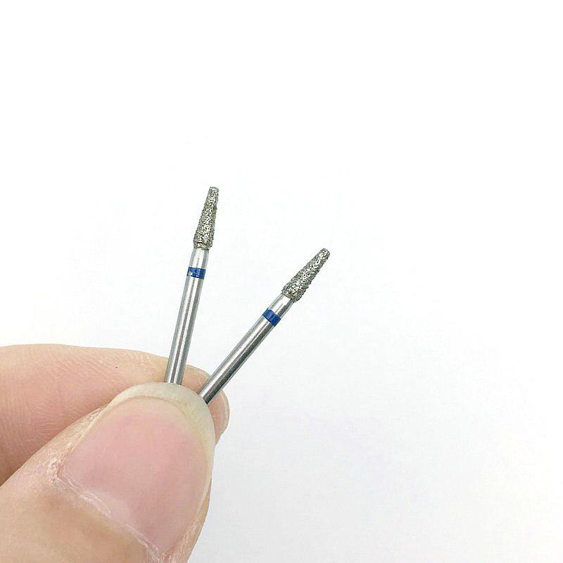 10 шт., стоматологические алмазные боры для полировки, разглаживания и отбеливания, средний FG 1,6 мм для высокоскоростного наконечника TF-23