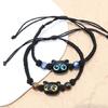 Cats Bead Wristband Carved Cats Bracelet Braided Rope Cats Hand Chain Bracelets