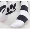 Гольфы Lolita Cat Claw с полосатым рисунком и розовой собачьей лапкой для девочек JK