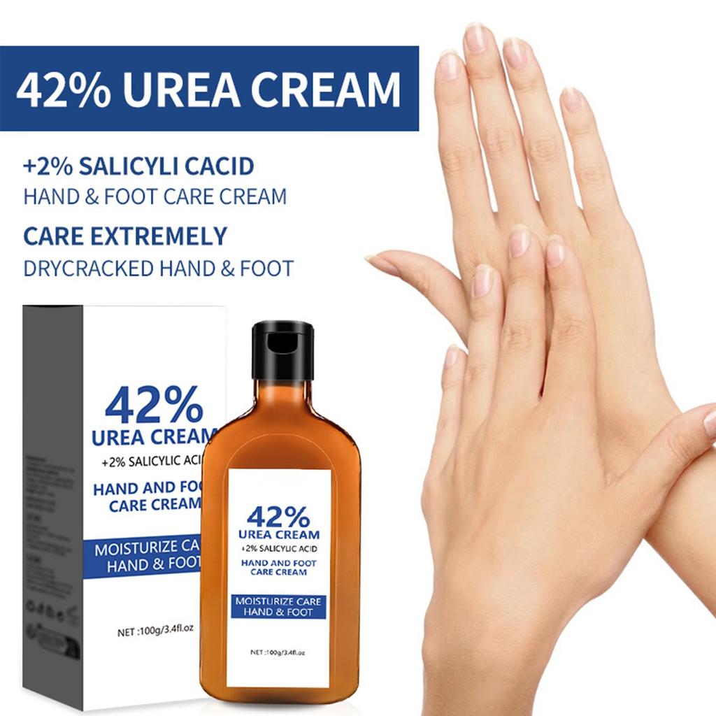 Powerful Care For Cracked Heels And Feet With 45% Urea Moisturizing And Repairing Foot Serum Lotion 100g