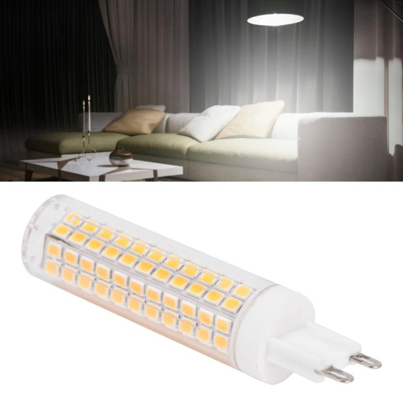 G9 136LED Bulb 15W 1200LM Dimmable Ceramics BiPin Corn Bulb For Home Indoor Lighting(220V Cold White)