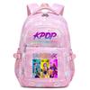 Anime Print Stylish Unisex School Backpack Teens Nylon Waterproof 13-inch Laptop Compartment 20-35L Capacity