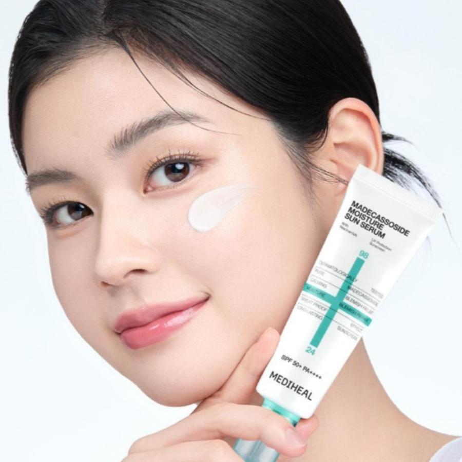 Mediheal Мадекассосид Увлажняющая Солнцезащитная Сыворотка Восстановление Пятен 50г