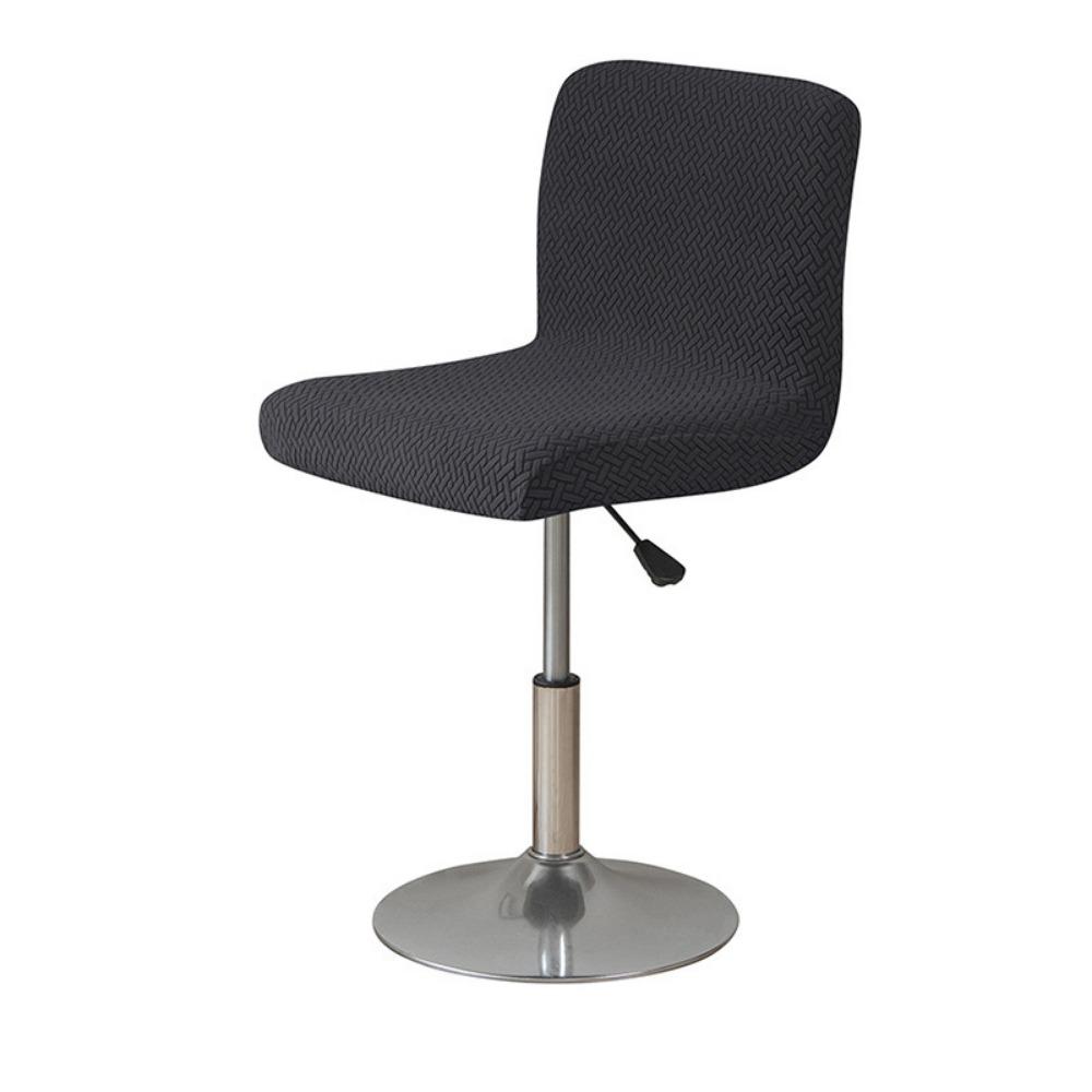 Stretchable Restaurant Stool Cover Jacquard Pattern Dining Chair Cover  for Dining Room