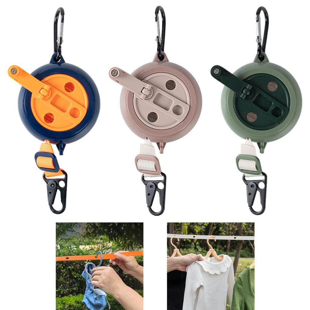 Travel Clothesline Cord Portable Laundry Drying Line Camping Clothes Line for Backpacking Hotel Room Balcony Home Hiking