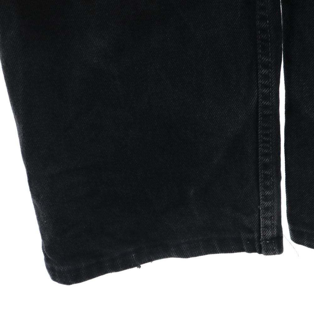 Levi's Джинсы 505 черные прямые, окрашенные пряжей, W33, Regular Fit, мужские, б/у, 2000-е