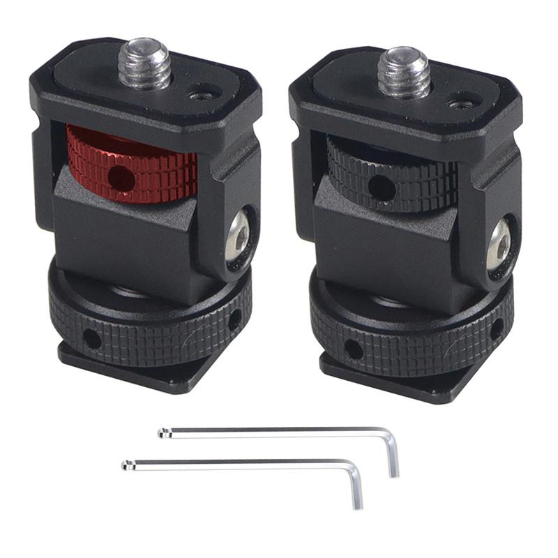 Алюминиевый мини-штатив для крепления монитора, адаптер для холодного башмака 1/4 дюйма для крепления камеры, монитора, вспышки, микрофона, светодиодной подсветки