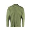 Pleated shirt pendant feeling stand-up collar casual long-sleeved jacket men