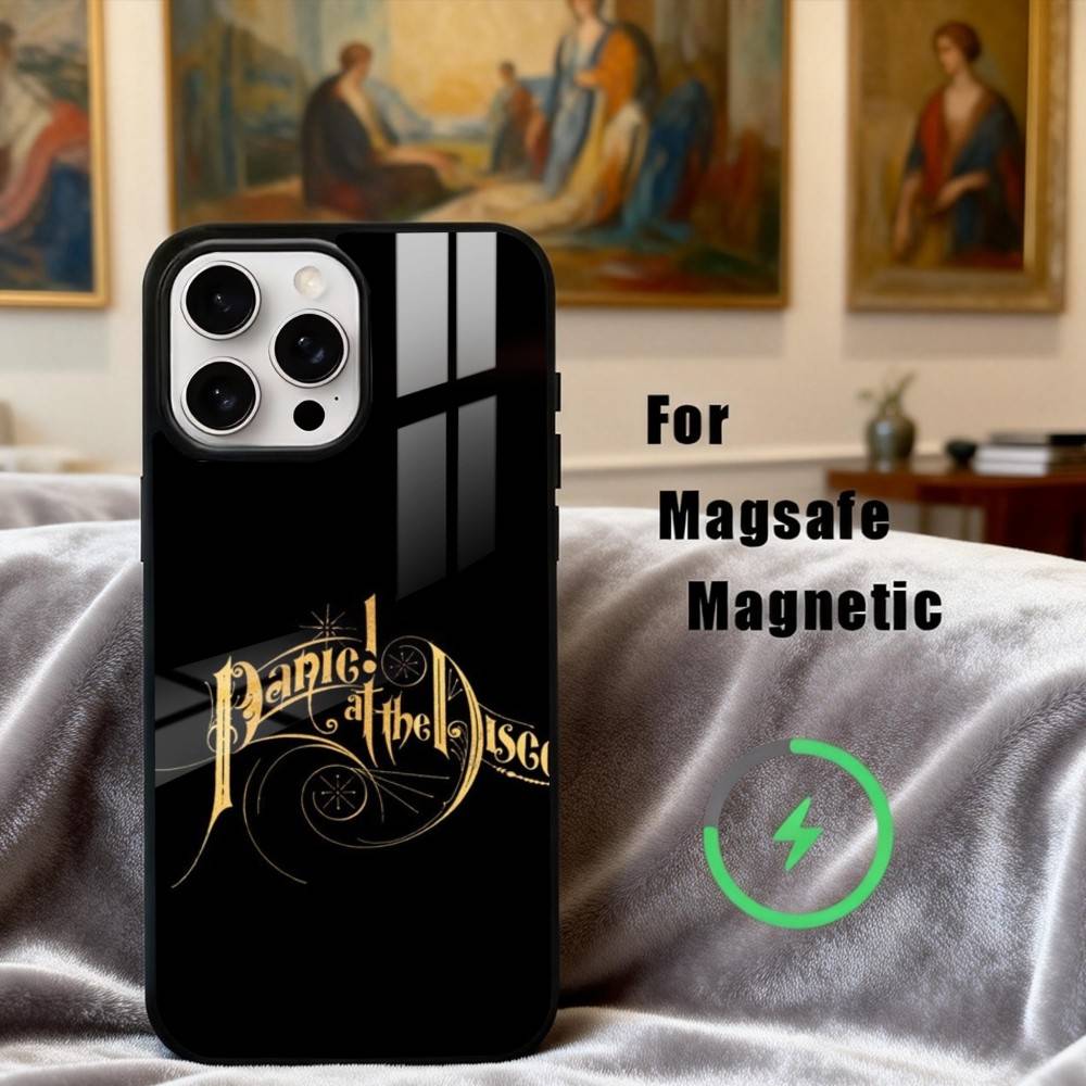 P-Panic A-At-t The D-Disco-o Phone Case For iPhone17,16,15,14,13,12,11 Plus,Pro Max Magnetic For Magsafe Wireless Charging