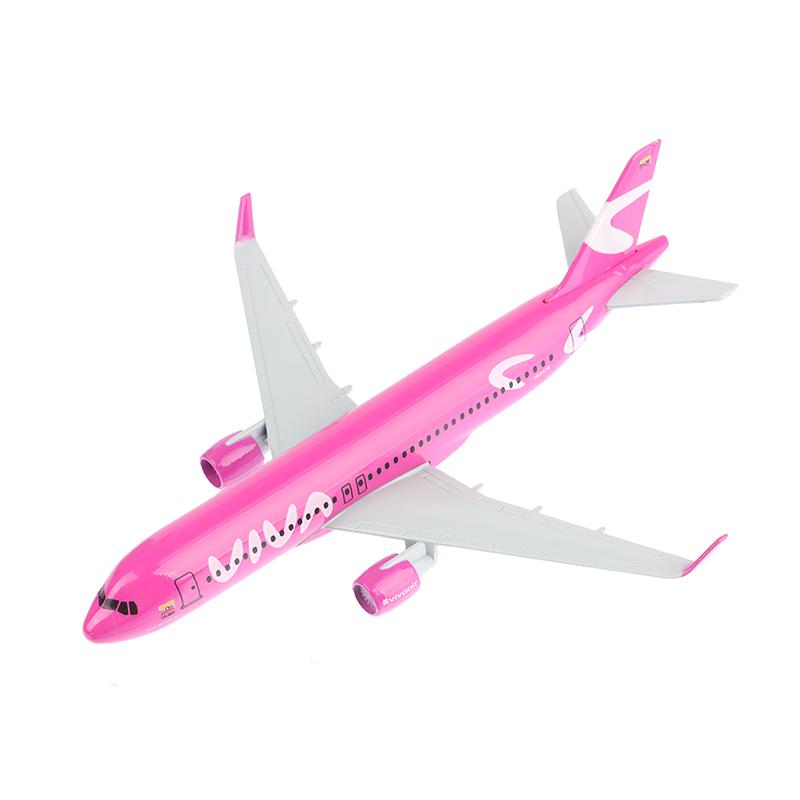 1:400 Металлический Авиационный Реплика Viva Air Модель Самолета Литой Самолет Миниатюра Рождество Декор Детской Комнаты Подарок Игрушки Для Мальчиков