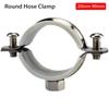 1Pcs Fastener Hardware Round Hose Clamp Pipe Fitting Expansion Screw Suspension Pipe Holder 20mm-90mm Nut Hoop Tube Clip Bracket