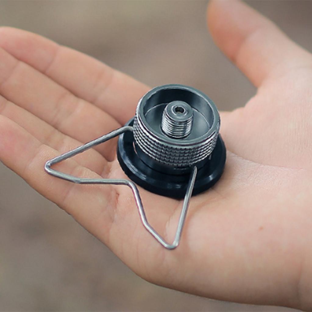 Portable Gas Conversion Tool Quick and Reliable Tool for Outdoor Activities Aluminum Alloy Lockable Gas Convert Adapter