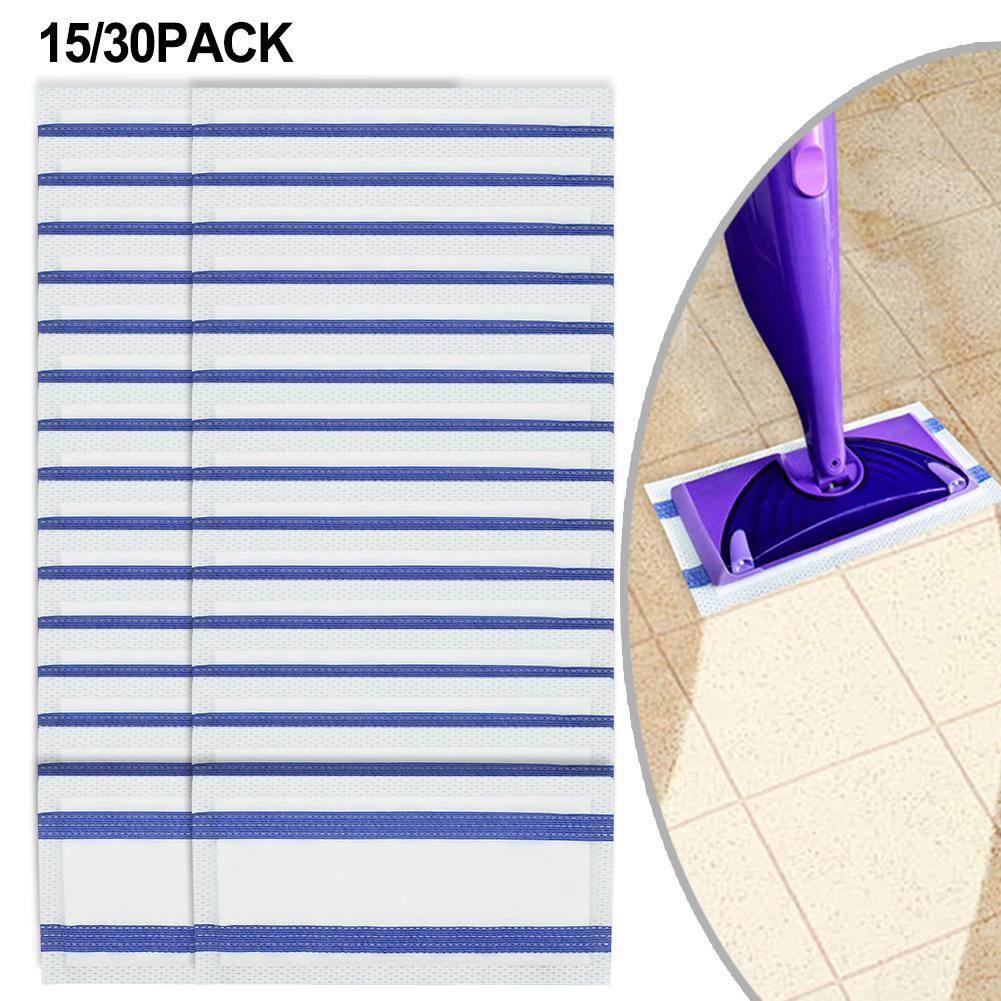 15/30 шт. Сменные насадки для швабры Swiffer For WetJet Для безупречно чистых полов Одноразовые для разных поверхностей Сухая уборка