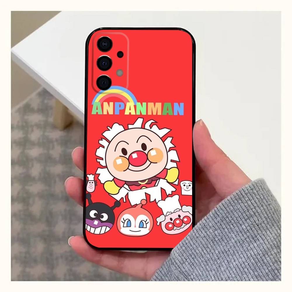 Манга А-Анпанман Милый чехол для телефона Samsung Galaxy A20, A21s, A22, A31, A32, A52, A53, A72, 73, A80, A91 Мягкий черный чехол