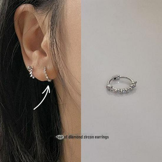 Серьги-гвоздики с винтовой пряжкой из посеребренного серебра 925 пробы для женщин — нишевый дизайн, высококачественные серьги-гвоздики в форме косточки, холодный стиль, летние аксессуары