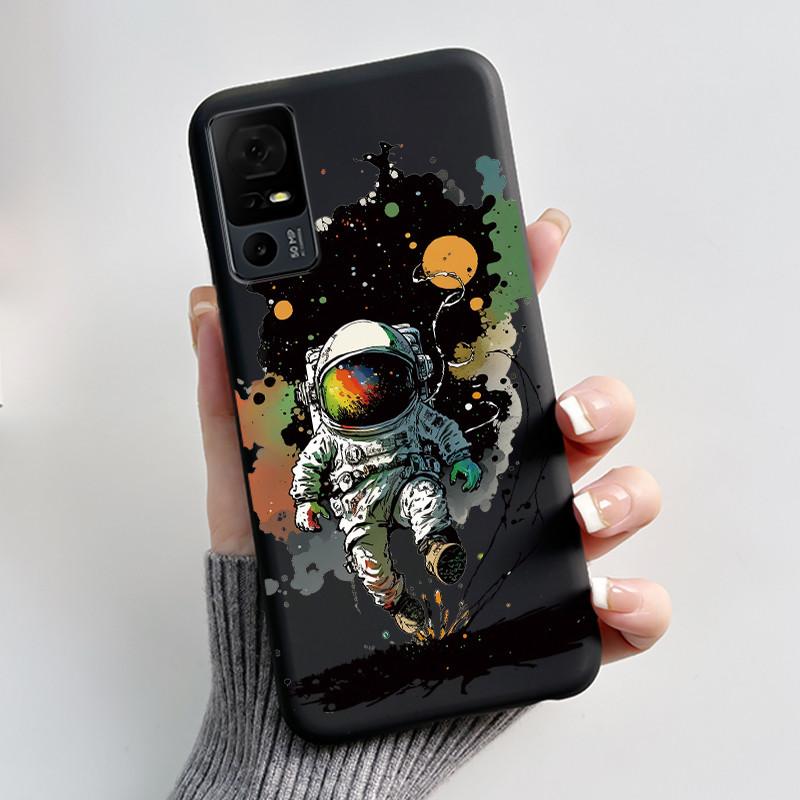 Cute Case For TCL 40 XL Fundas TCL 40T T608DL Cover For Lively Jitterbug Smart 4 Printing Shells Protective Soft Silicone Casing