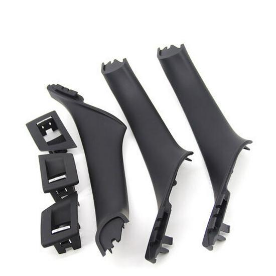51417225873 BMW 5 Series F18 F10 Door Handle Set, Black, 7-Piece - Resolved Sticky Hands
