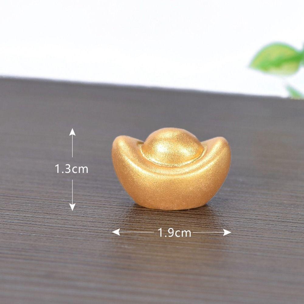 Богатство Прокатывающаяся смола Микропейзаж Благоприятные Украшения Фигурка Фортуна Безделушки Маленькое Украшение