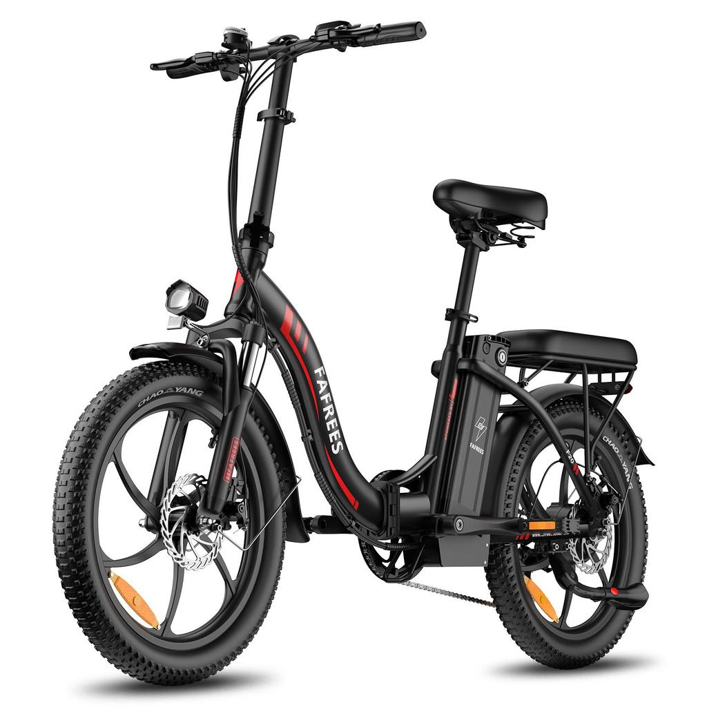 FAFREES F20 Adult Electric Bike 250W Brushless Motor 36V18Ah High-Capacity Battery Multiple Color Options, Compact Commuter E-Bike