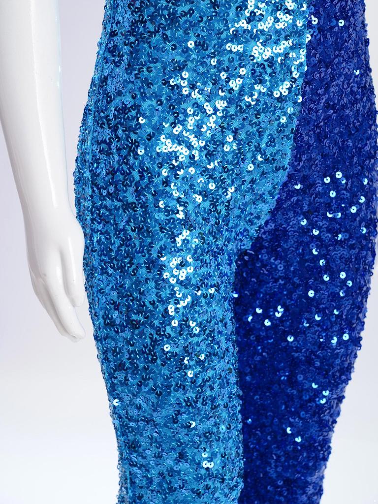 Девушки Джазовый Комбинезон Без Рукавов Воротник-стойка Дизайн С Замочной Скважиной На Спине Блестящий Цветной Блок Костюм для Выступлений с Пайетками