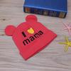 Шапка для маленьких мальчиков и девочек, хлопковая шапка «Я люблю маму»