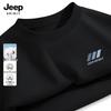 Мужская футболка JEEP SPIRIT 2026, из чистого хлопка, с длинным рукавом и круглым вырезом
