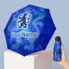 Chelsea FC Manual Five Fold 8 Rib Umbrella Support Custom Text, Lightweight Travel Umbrella