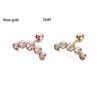 Punk Rock 16G Stainless Steel Bar Cartilage Helix Tragus Body Jewelry Stud Earrings Ear Piercing