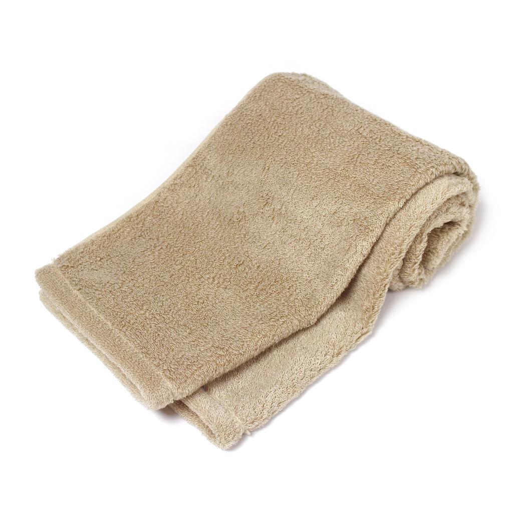Imabari Towel Iori Slim Bath Towel Made In Organic Imabari Mini Bath Small Bath Long Face Compact Hair Drying 120cm "IORINO/Gentleness" (Beige) Japan,