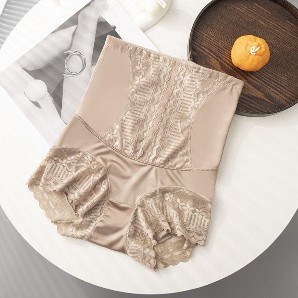 Ice Slik Tummy Control Underwear High Waist Body Shaping Underpants Butt Lifting Panties Women