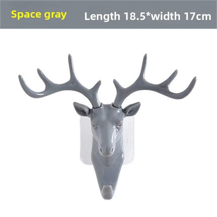 Украшение для дома Настенный крючок в виде оленя Размер 18,5 см*17 см