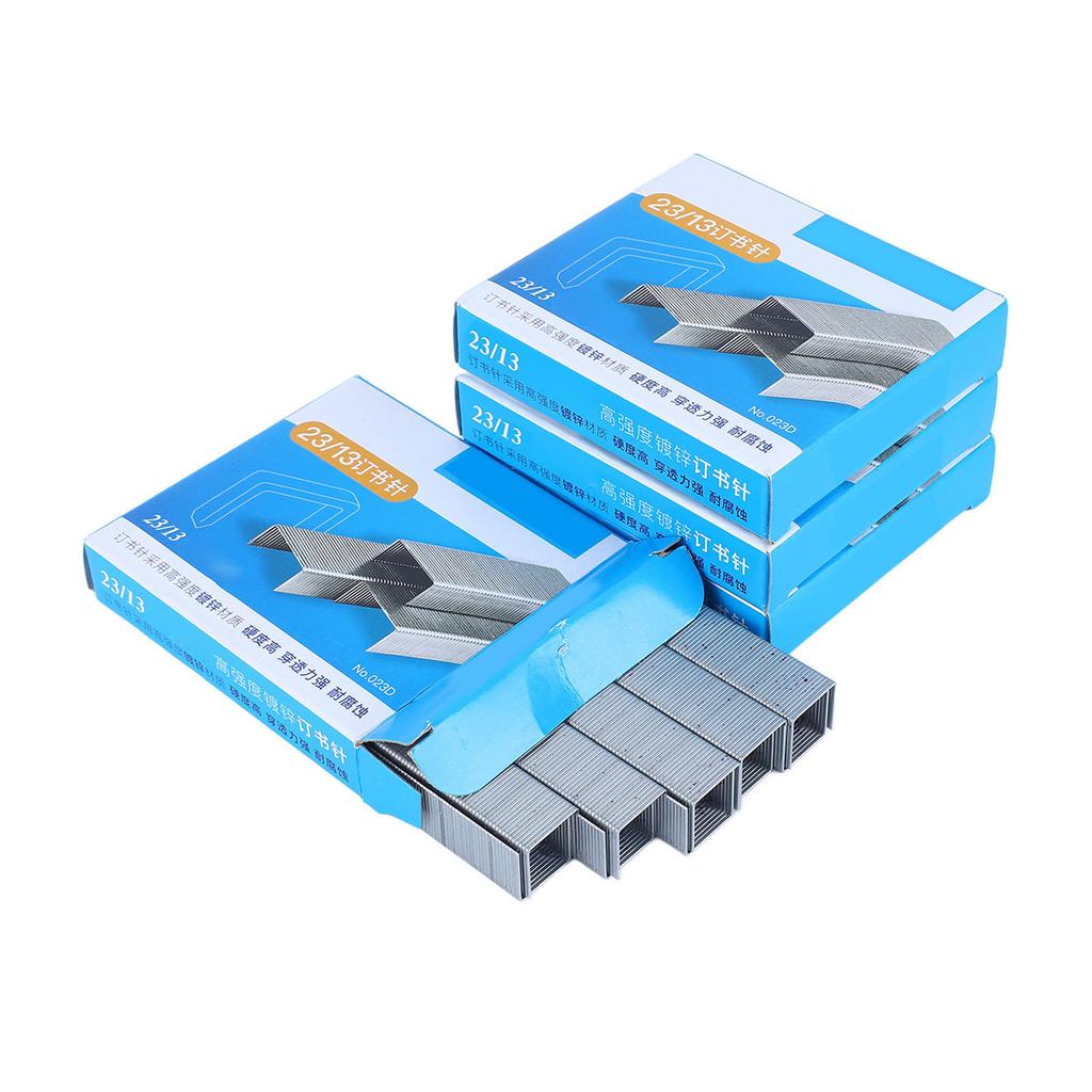 4000 шт. 23/13 скобы утолщенные легко скрепляемые металлические скобы из нержавеющей стали для 100 листов вместимостью для Ho