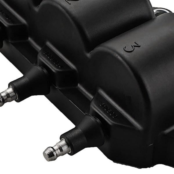 Black ABS High-Voltage Ignition Coil Pack for Chevrolet Matiz/Spark '96