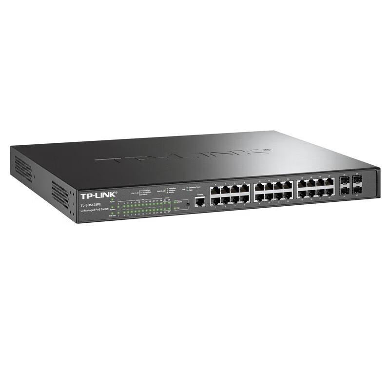 TP-LINK TL-SH5428PE 24-Port Gigabit Layer 3 Managed PoE Switch
