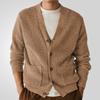 Men's Cardigan Sweaters Button Down Lightweight Casual V Neck Long Sleeve Sweater Jacket for Male Fall Winter Open Front Knitted Outwear With Pockets